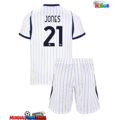 Camiseta Inter Milan Curtis Jones #21 Segunda Equipación Replica 2026-27 para niños mangas cortas (+ Pantalones cortos)